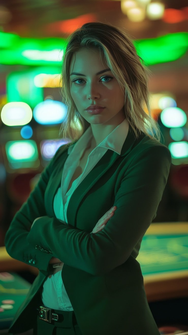Mobile phone showing live casino dashboard with multiple table options