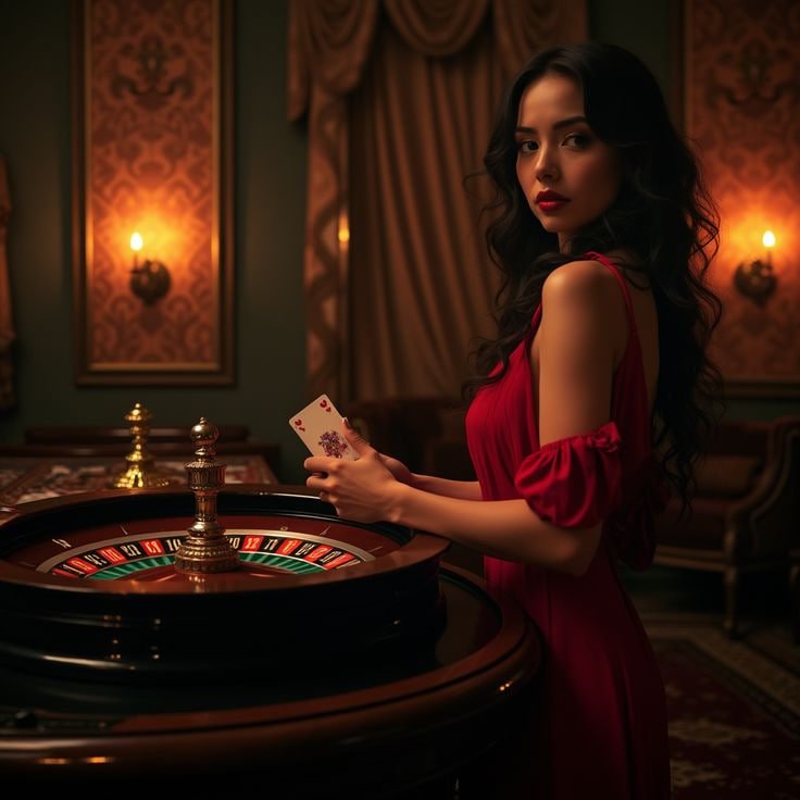 Live roulette wheel with multiple camera angles on dslot66 platform